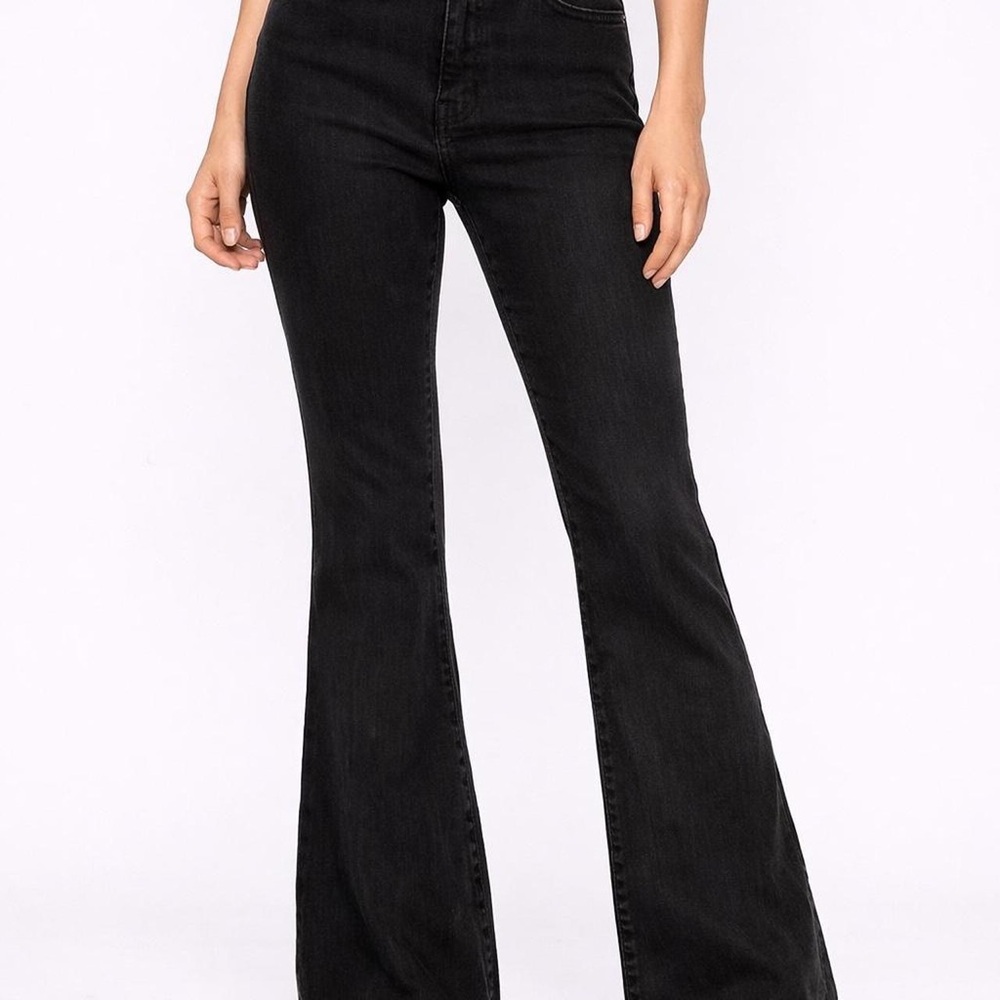 Made skinny flare black jeans size 28